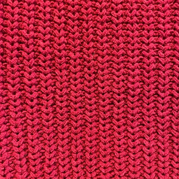 Pink Lily Whispering Winds Chenille Oversized Boatneck‎ Sweater Red Size Small - Picture 4 of 9